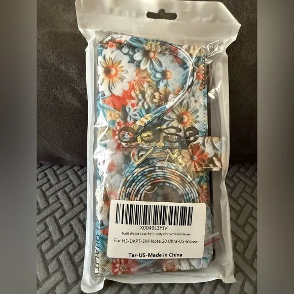 Floral Wallet Case for Samsung Galaxy S20 - Multicolor - Picture 5 of 7